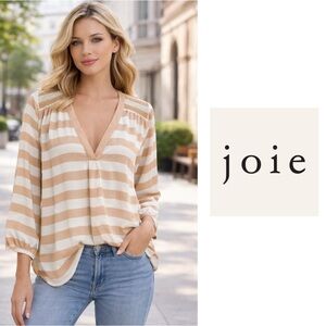 NEW Joie Aceline Silk sheer Blouse